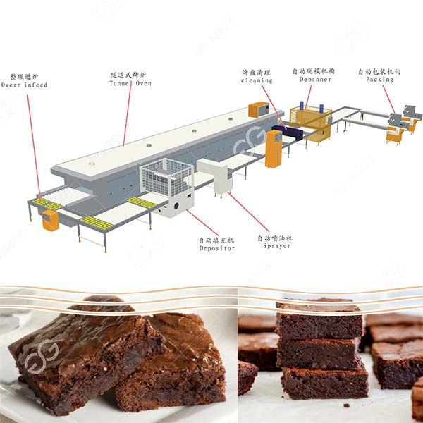 Brownie Cake Production Line Manufacturer